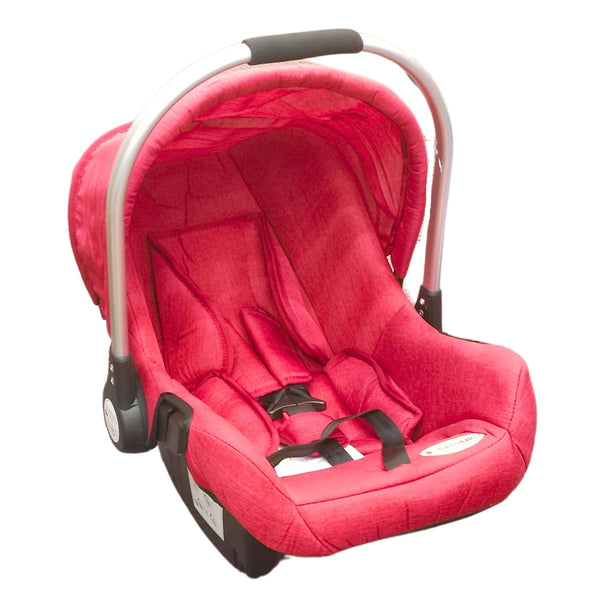 Red And Black Newborn Baby Carry Cot / Car Seat