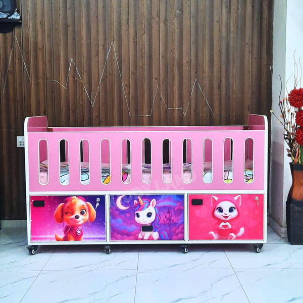New Unicorn Design Baby Cot