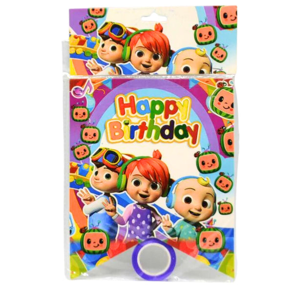 Cocomelon Birthday Party Decoration Banner