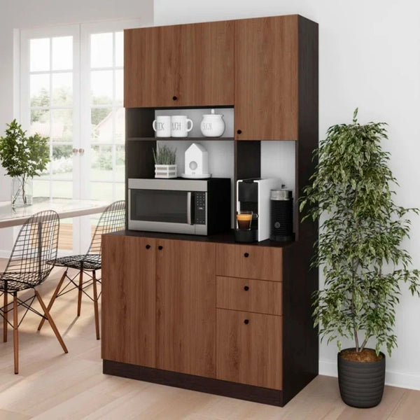 Brown Kitchen Storage Cabinet