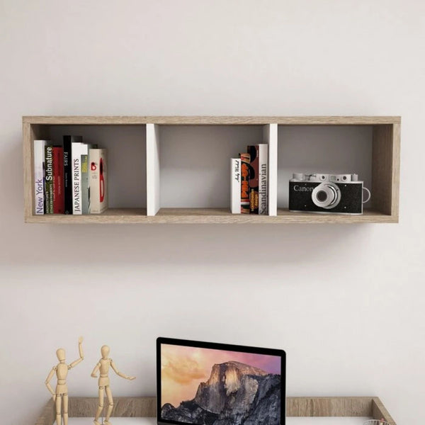Compartment Style Floating Wall Hanging Shelf