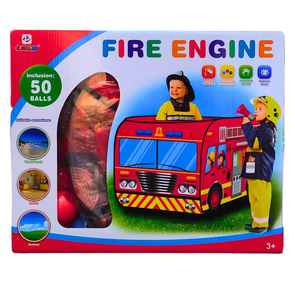 Fire Engine Tent House For Boys