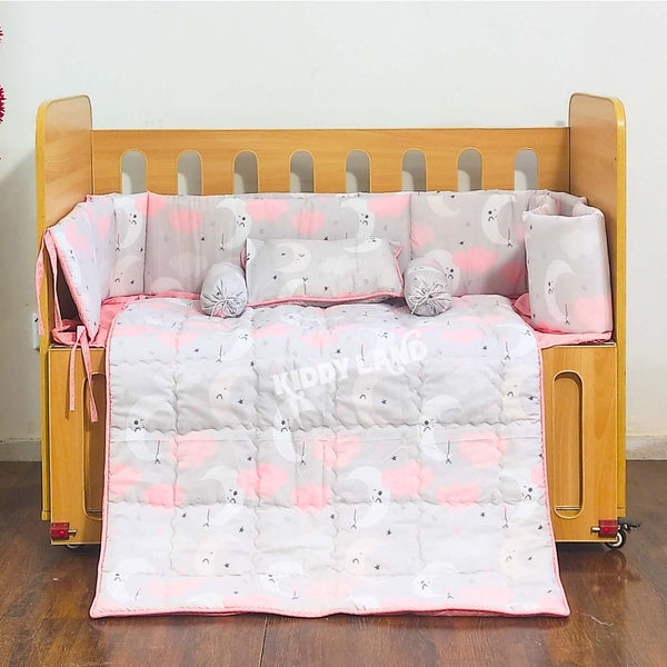 Moon Set Of 5 Baby Bedding Set For Cot