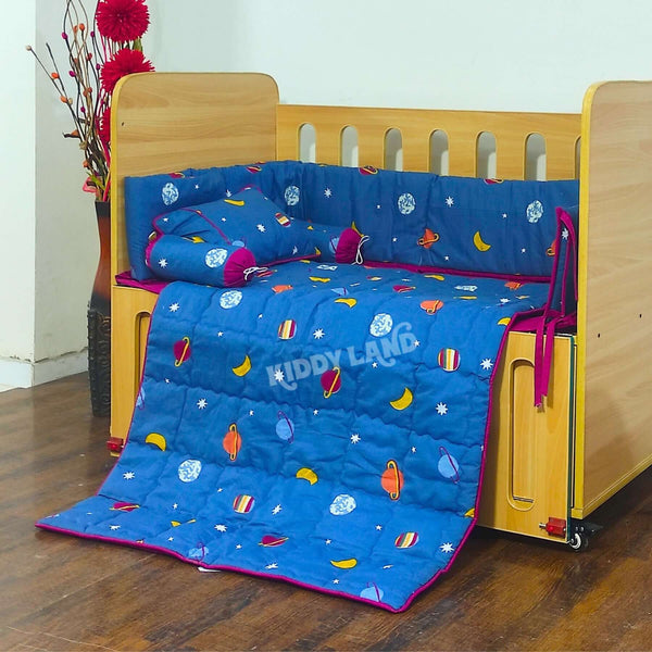 Planets Set Of 5 Baby Bedding Set For Cot