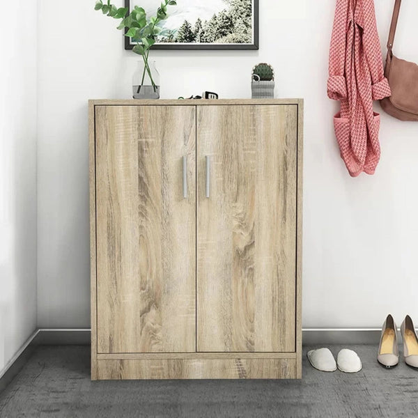 Classic Two Door Shoe Storage Cabinet