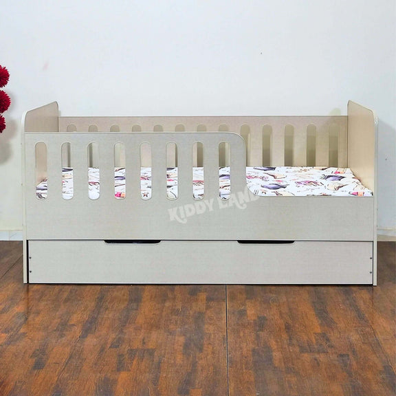 Beige Color Premium Quality Kids Double Bed