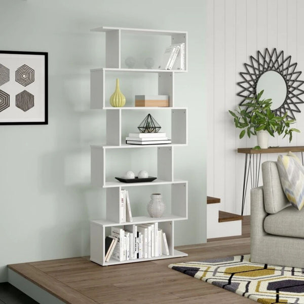 Corner Rectangular Shelf Bookcase