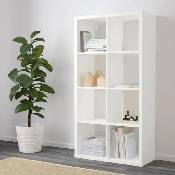 Elegant Storage Bookshelf White