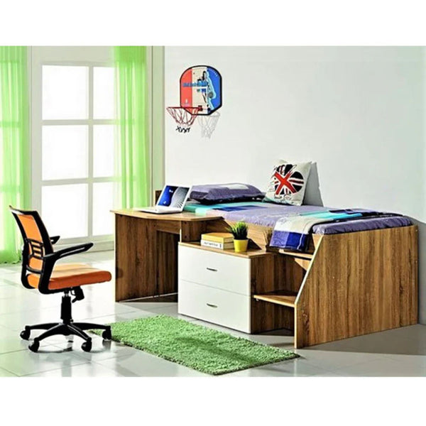 Beautiful Design Single Bed With Study table