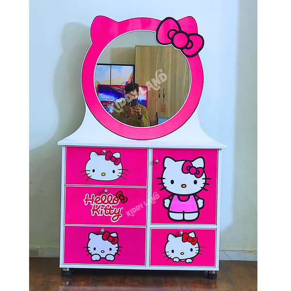 Hello Kitty Dressing With Mirror Set For Girls