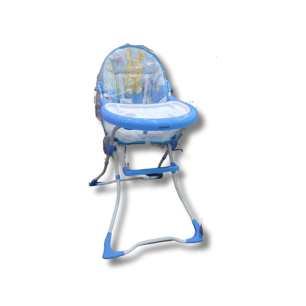 Newborn Baby High Chair With Food Tray Blue Colour