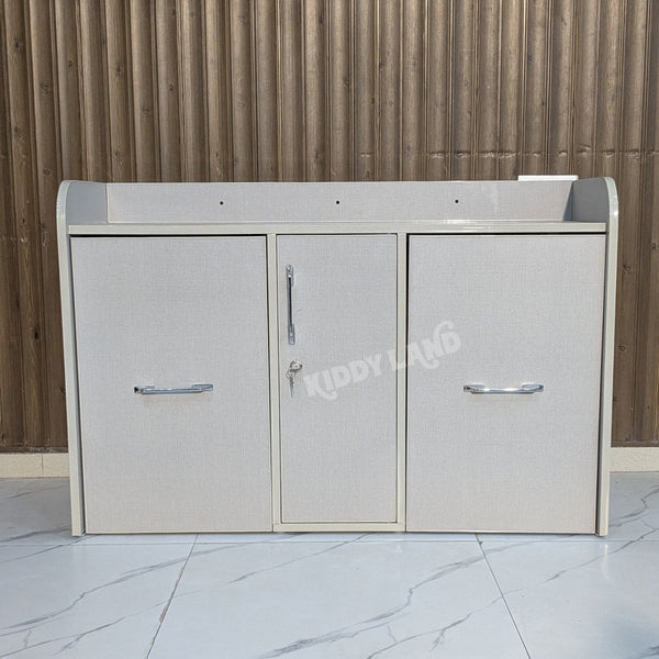 Modern Design Beige Color Study table with two chairs