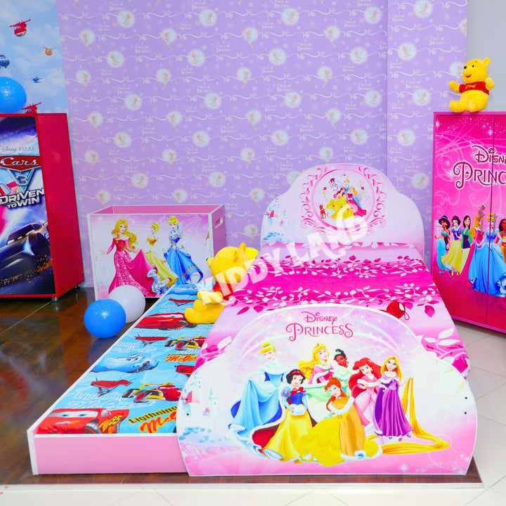 princess girls room bed