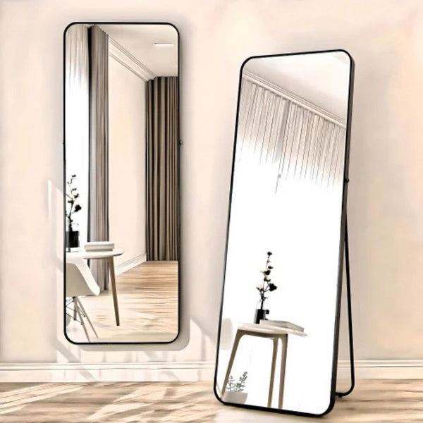 Modern Luxury Square Shape Room Wall Décor Full-Length Mirror