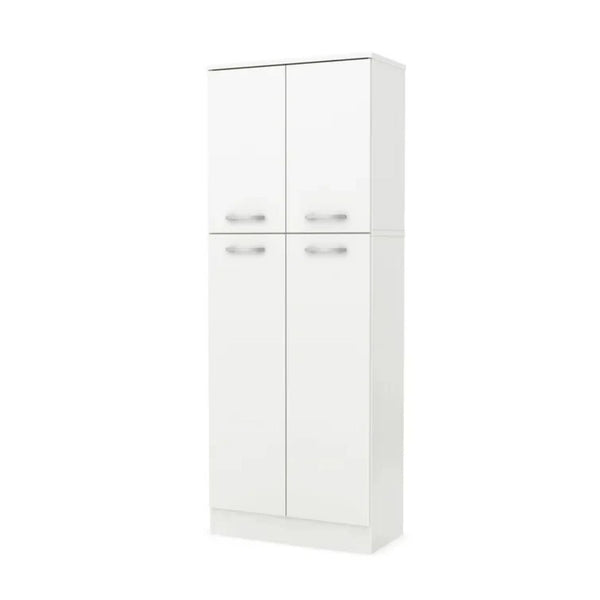 Four Door Kitchen Storage Cabinet White