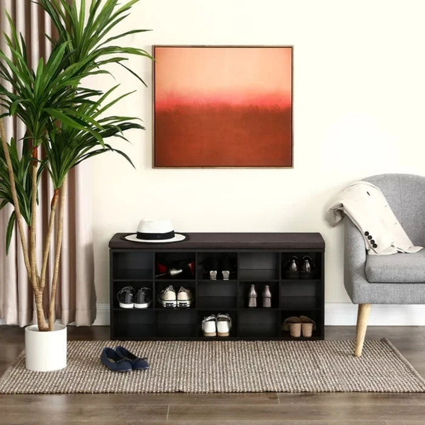 Fifteen Pair Shoe Storage Rack