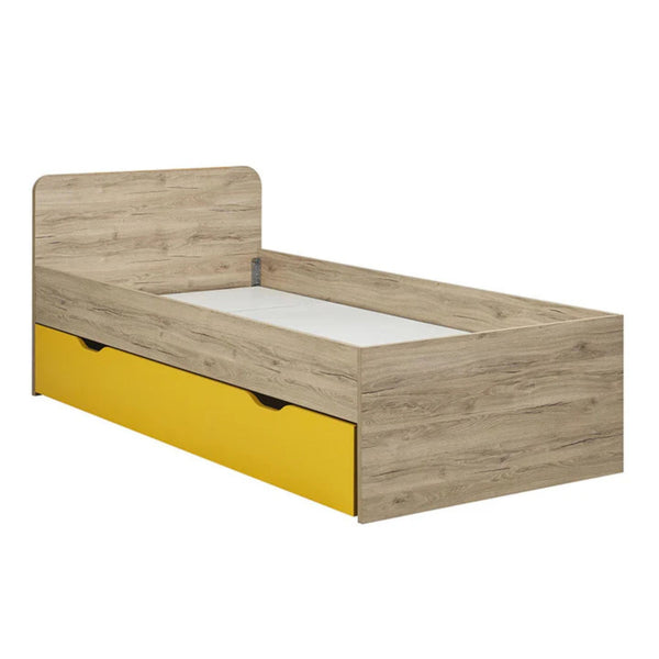 Yellow & White Double Bed For Kids