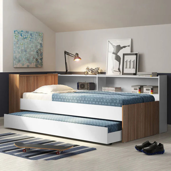 Beautiful Design Double Bed With Storage Box