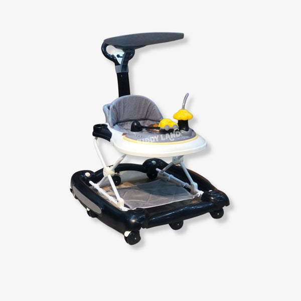 High Quality Black & Yellow Baby 3 In 1 Walker