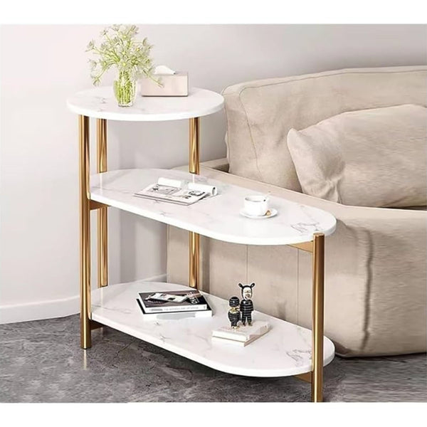 Modern Three Tier Narrow Sofa Side Table Best For Living Room
