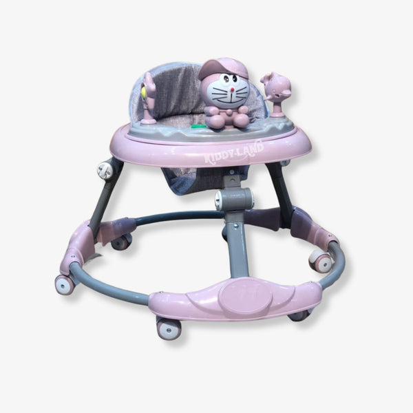 Pink Color Baby Walker Doraemon Shape