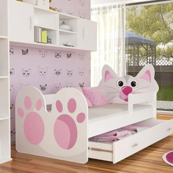 Beautiful Hello Kitty Design Double Bed