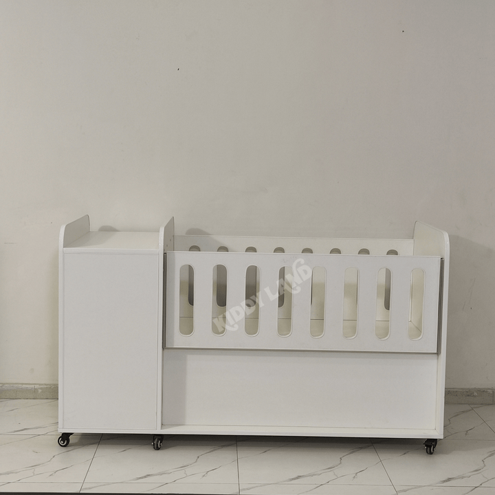 Openable Cots Premium Newborn Baby Cot With Chester Back Opening Slider