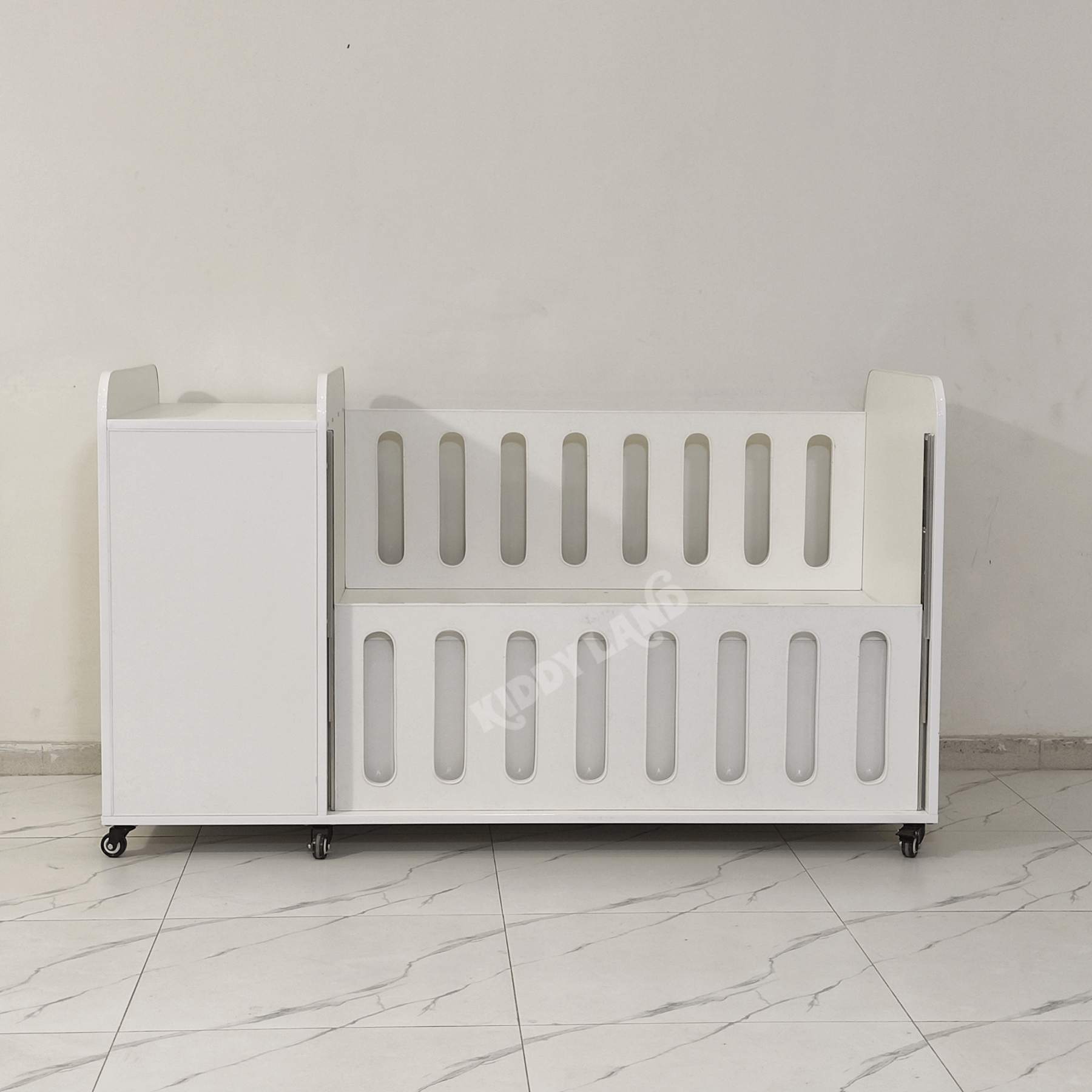 Openable Cots Premium Newborn Baby Cot With Chester Back Opening Slider