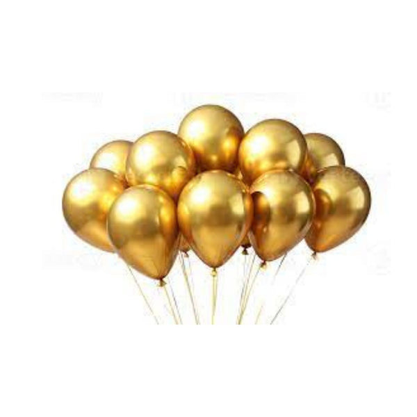 Golden Balloon  Pack Of 50