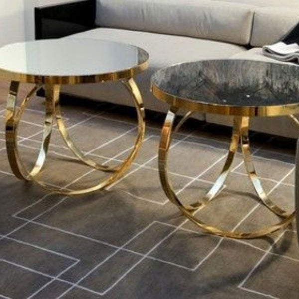 Modern Italian Design Set of 2 Coffee Table Best For Living Room