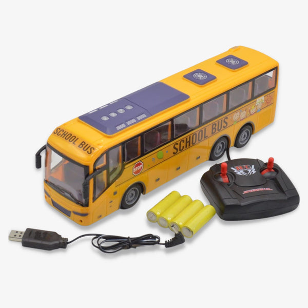 Remote Control School Bus For Boys