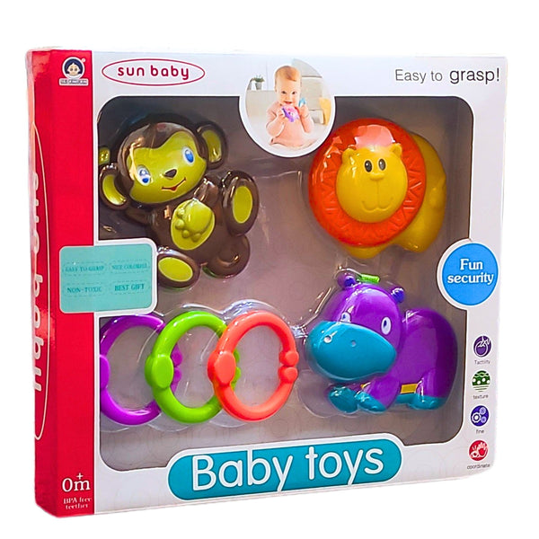 Cute Little Animals Easy To Grasp Baby Baby Teethers