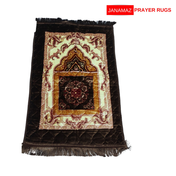 Mehrab Desgin Foam Print Embossed Prayer Mat