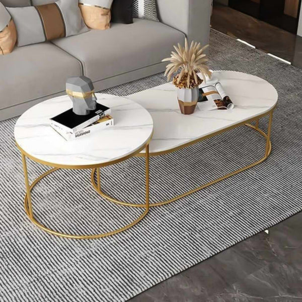 Modern Design Set Of 2 Center Table For Living Room