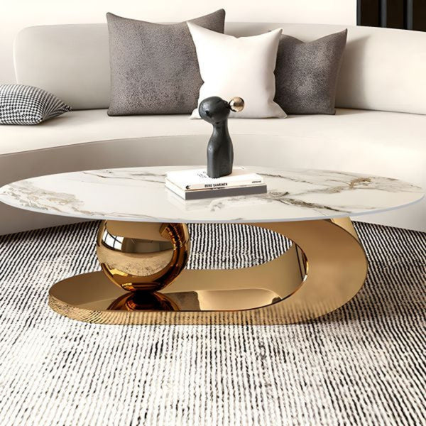 Luxury Modern Design Oval Shape Center Table Best For Living Room