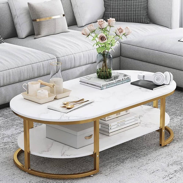 Modern LEDIN Design 2 Tier Coffee Table For Living Room
