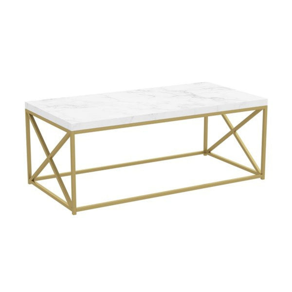 Modern Center Table X shape Design on Both Stand Sides