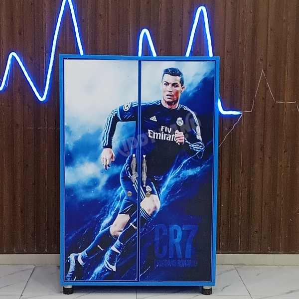 Ronaldo Theme Kids Wardrobe With Two Door