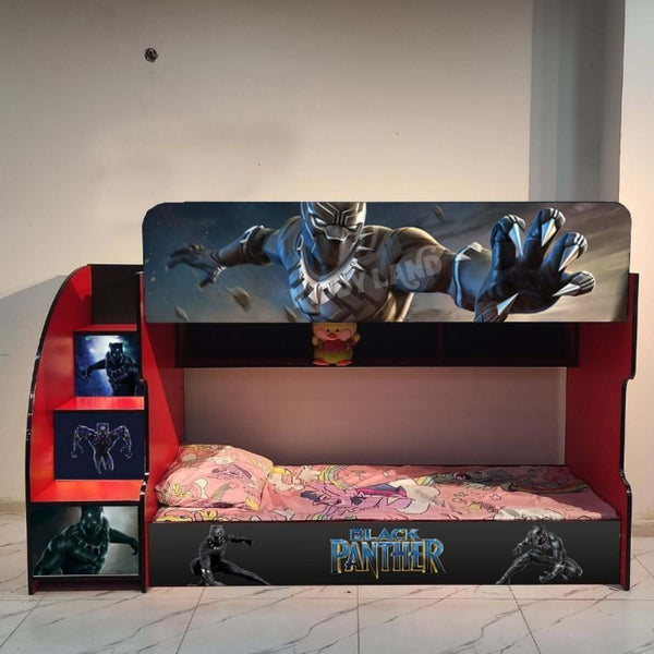 Black Panther Bunk Bed For Two Kids