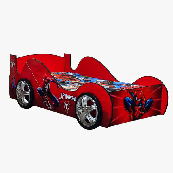 Spiderman Car Shape Bed For Boys