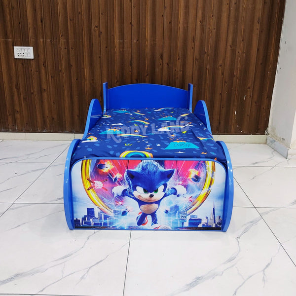 Sonic Kids Wooden Laminated Sheet Bed