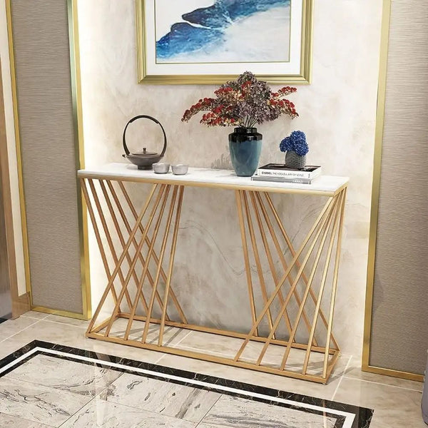 Luxury Villow Design Console Table For Entryway Living Room