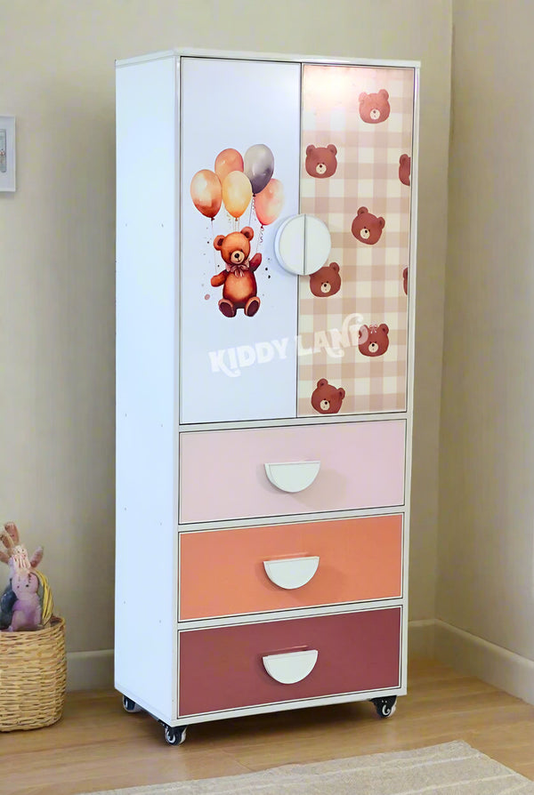 White Color Beautiful Two Door Wooden wardrobe