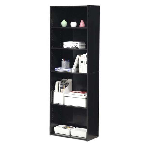 Large Storage Bookshelf Black