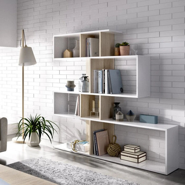 Nordic Zigzag Style Bookcase