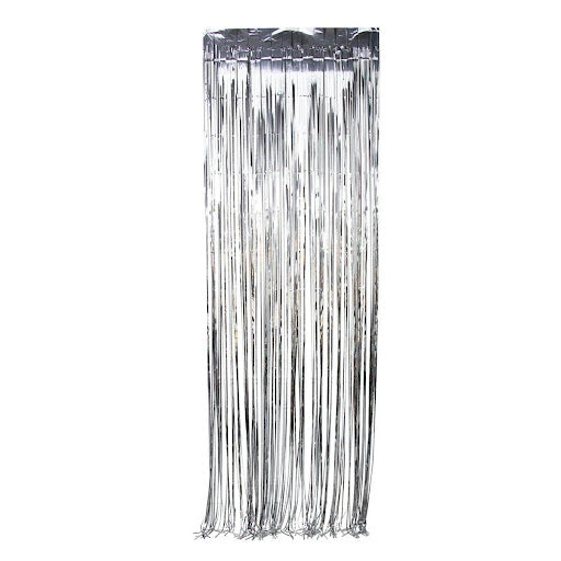 Foil Fringe Curtains Sliver