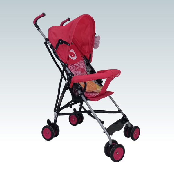 Red colour baby stroller