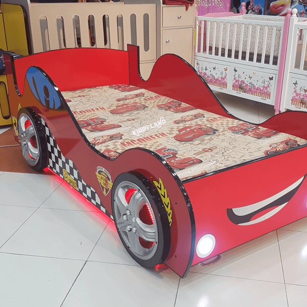Lightning mcqueen kids bed online