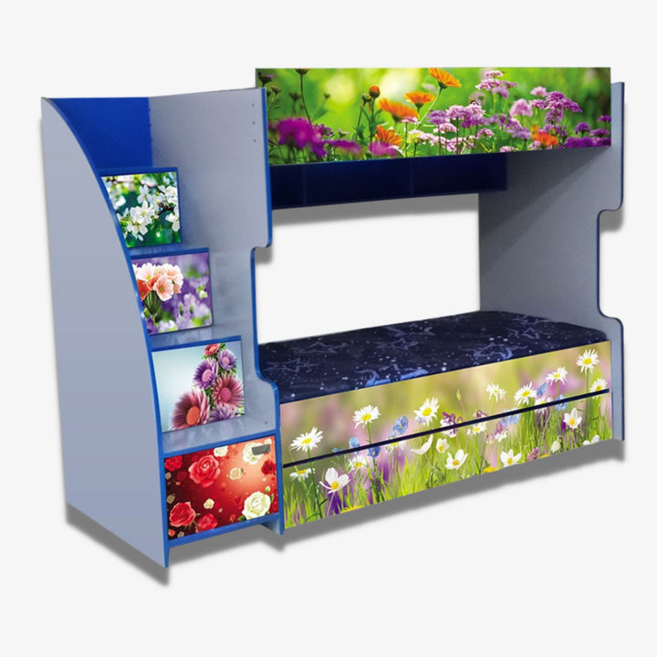 flower bunk bed