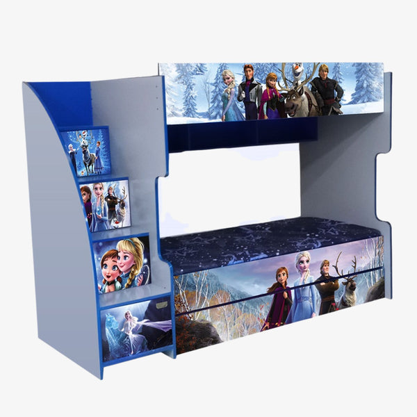 Frozen Bunk Bed With Storage For Girls